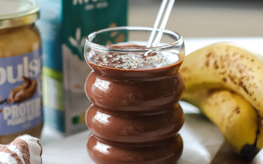 Smoothie choco cacahuète