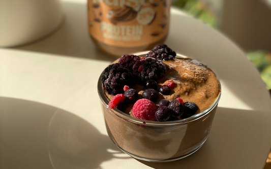 Pudding de chia au chocolat riche en protéines
