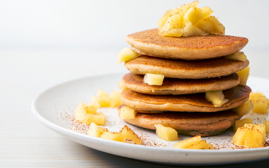 Pancakes aux rondelles de pomme