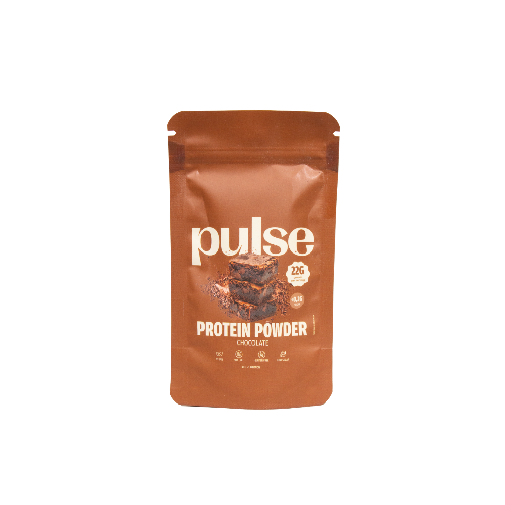 Pulse protein poudre protéinée végétale chocolat échantillon