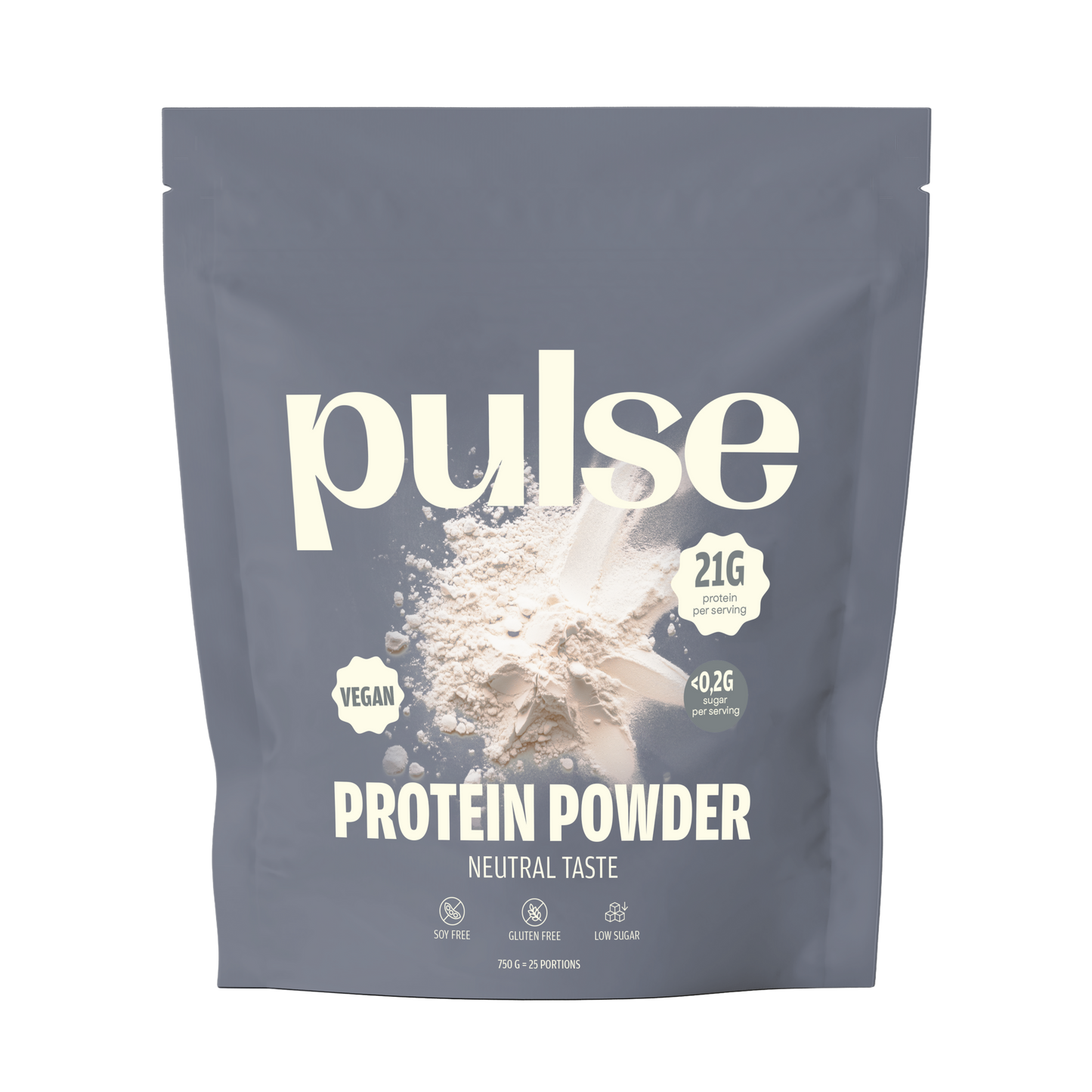 Neutrale veganistische eiwitpoeder 750g