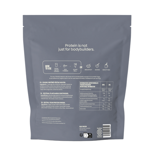 Neutrale veganistische eiwitpoeder 750g